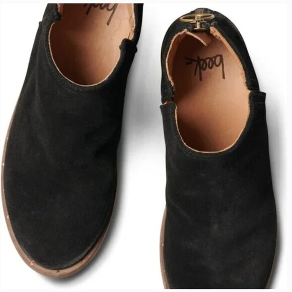 new  BEEK Suede Falcon Booties  black for women - Picture 2 of 6